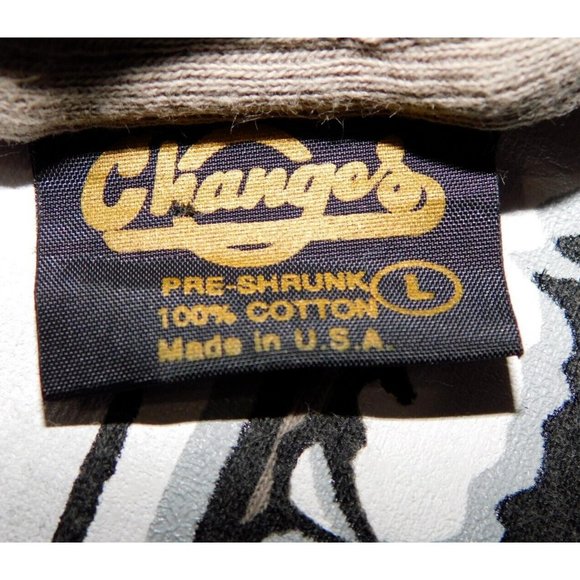 VTG 1996 CHANGES Scared Stiff Mens L Ski Death Skiing T Shirt Funny Graphic - Picture 3 of 12